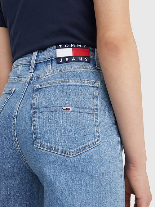 Tommy Hilfiger Mom Ultra High Rise Tapered Jean Pantolon Kadın Denim | TH058MDV