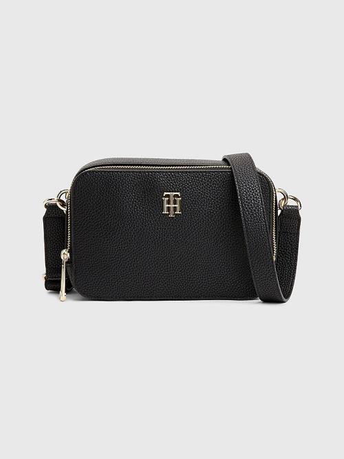 Tommy Hilfiger Monogram Camera Çanta Kadın Siyah | TH814FTX