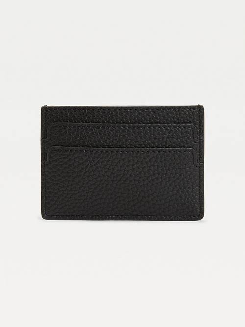 Tommy Hilfiger Monogram Card Holder Cüzdan Kadın Siyah | TH468ONU