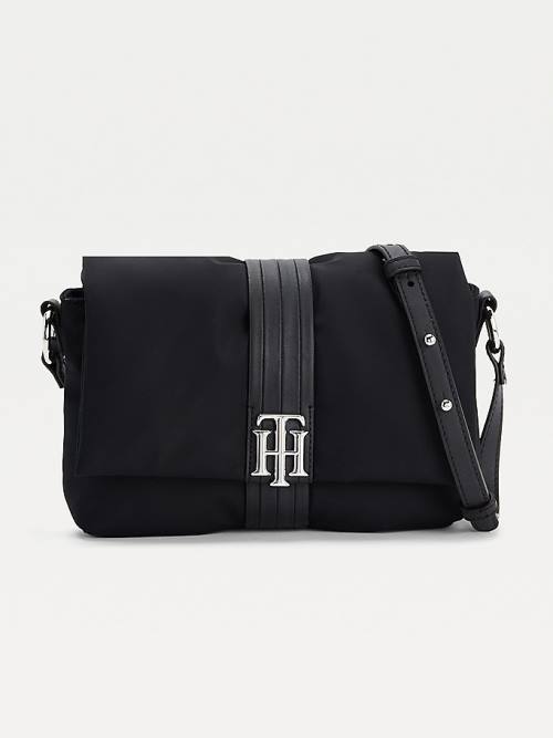 Tommy Hilfiger Monogram Crossover Çanta Kadın Siyah | TH129HQV