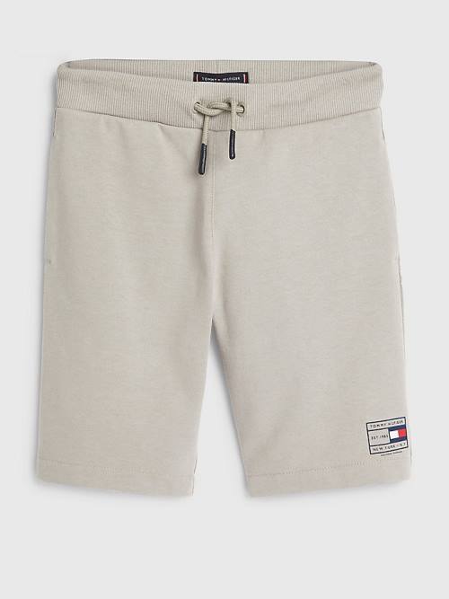 Tommy Hilfiger Natural Earth Dye Sweat Shorts Pantolon Erkek Çocuk Gri | TH048UVS