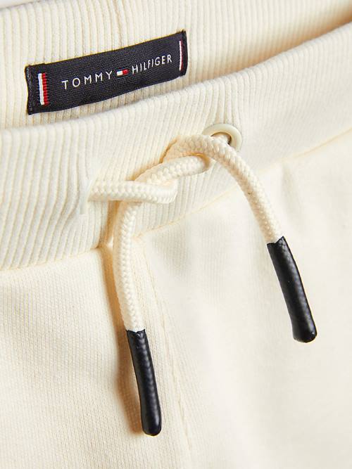 Tommy Hilfiger Natural Earth Dye Sweat Shorts Pantolon Erkek Çocuk Beyaz | TH548JCZ