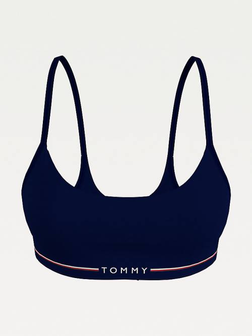 Tommy Hilfiger Non-Wired Seamless Push-Up Bralette İç Giyim Kadın Mavi | TH134WLI