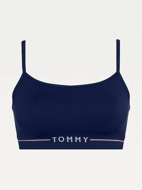 Tommy Hilfiger Non-Wired Seamless Push-Up Bralette İç Giyim Kadın Mavi | TH134WLI