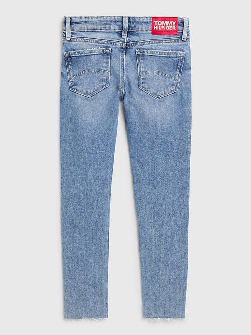 Tommy Hilfiger Nora Distressed Jean Pantolon Kiz Çocuk Denim | TH604WQG