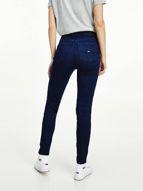 Tommy Hilfiger Nora Mid Cut Cut Cut Rise Skinny Fit Jean Pantolon Kadın Denim | TH562IAO