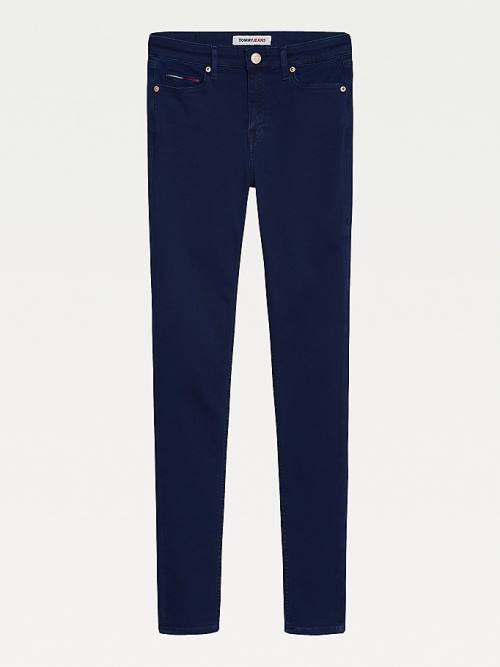 Tommy Hilfiger Nora Mid Cut Cut Cut Rise Skinny Fit Jean Pantolon Kadın Denim | TH562IAO