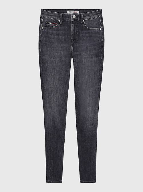 Tommy Hilfiger Nora Mid Cut Cut Cut Rise Skinny Ankle Jean Pantolon Kadın Denim | TH682TOL