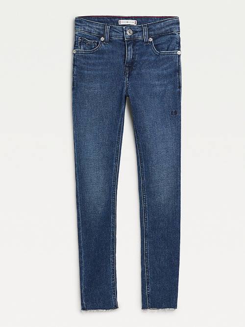 Tommy Hilfiger Nora Skinny Distressed Jean Pantolon Kiz Çocuk Denim | TH691PDT