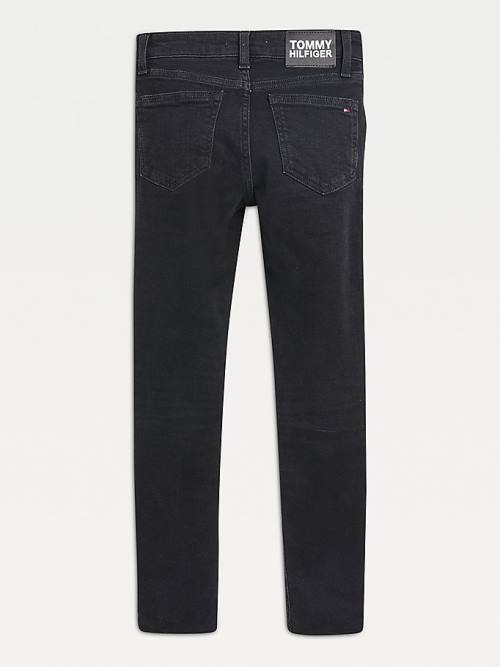 Tommy Hilfiger Nora Skinny Faded Black Jean Pantolon Kiz Çocuk Denim | TH356KPE