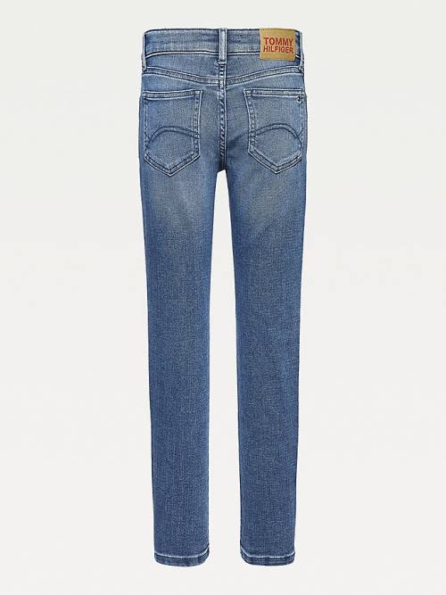 Tommy Hilfiger Nora Skinny Faded Jean Pantolon Kiz Çocuk Denim | TH509AQW