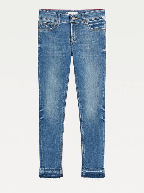 Tommy Hilfiger Nora Skinny Let Down Hem Jean Pantolon Kiz Çocuk Denim | TH057SBA