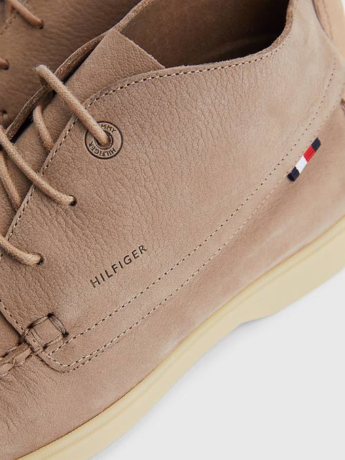 Tommy Hilfiger Nubuck Chukka Günlük Ayakkabı Erkek Haki | TH685UTP