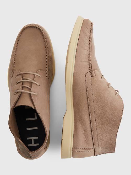 Tommy Hilfiger Nubuck Chukka Günlük Ayakkabı Erkek Haki | TH685UTP