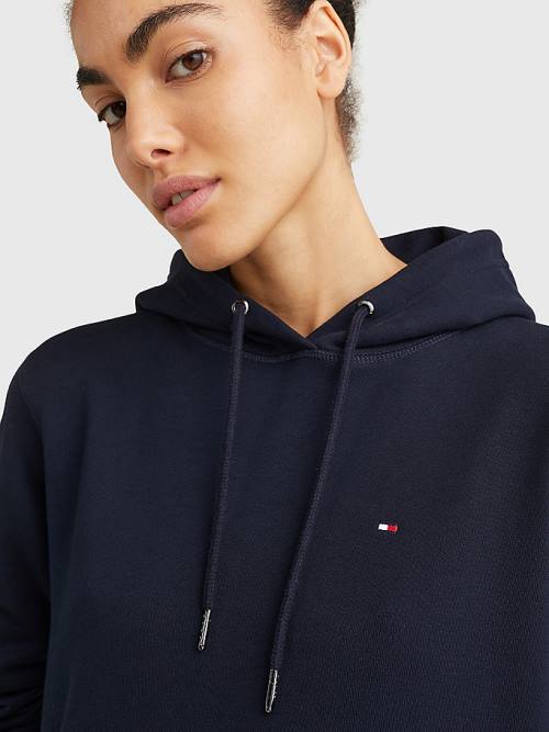 Tommy Hilfiger Organic Pamuklu Elbise Kadın Mavi | TH469BGM