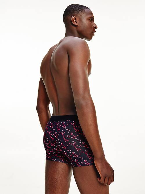 Tommy Hilfiger Original All-Over Print Trunks İç Giyim Erkek Mavi | TH078UVB