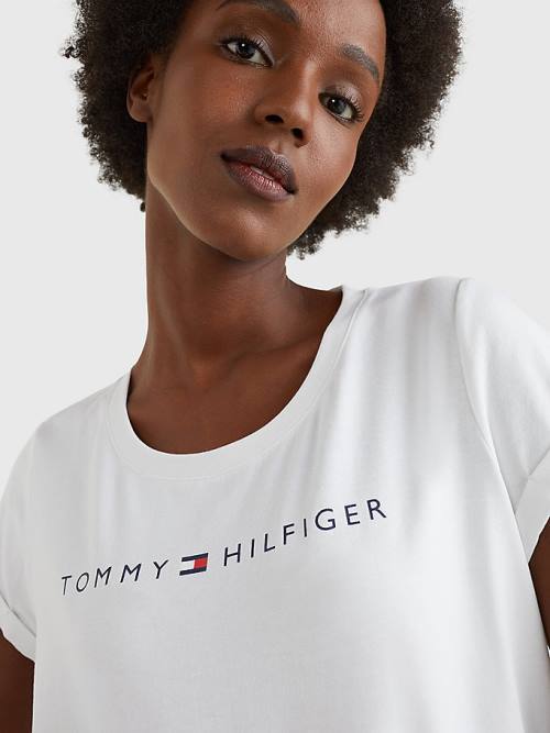 Tommy Hilfiger Original Kısa Print Set Pijama Kadın Pembe | TH465QCJ