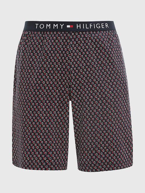 Tommy Hilfiger Original Kısa Sleeve Jersey Set Pijama Erkek Kırmızı | TH095ZNB