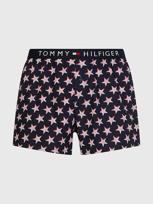 Tommy Hilfiger Original Logo Waistband Print Boksör Shorts İç Giyim Erkek Bej Rengi | TH257VJT