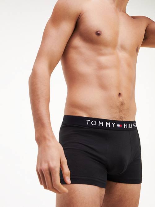 Tommy Hilfiger Original Stretch Logo Waistband Trunks İç Giyim Erkek Siyah | TH249RZT