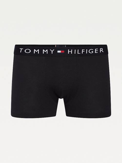 Tommy Hilfiger Original Stretch Logo Waistband Trunks İç Giyim Erkek Siyah | TH249RZT