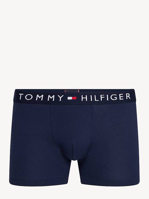 Tommy Hilfiger Original Stretch Logo Waistband Trunks İç Giyim Erkek Mavi | TH459HGD