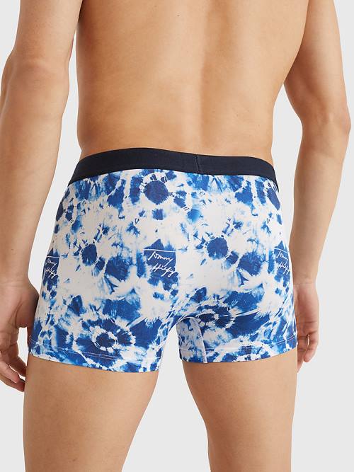 Tommy Hilfiger Original Stretch Microfibre Print Trunks İç Giyim Erkek Bej Rengi | TH856TZP