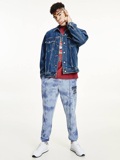 Tommy Hilfiger Oversized Hemp Trucker Ceket Erkek Denim | TH024OIE