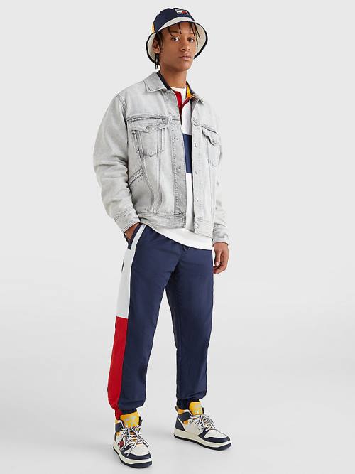 Tommy Hilfiger Oversized Rigid Denim Ceket Erkek Denim | TH347CZO