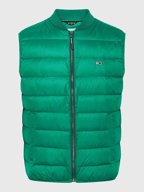 Tommy Hilfiger Packable Light Down Vest Ceket Erkek Yeşil | TH173PLM