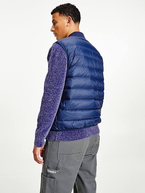 Tommy Hilfiger Packable Light Down Vest Ceket Erkek Mavi | TH546OWG