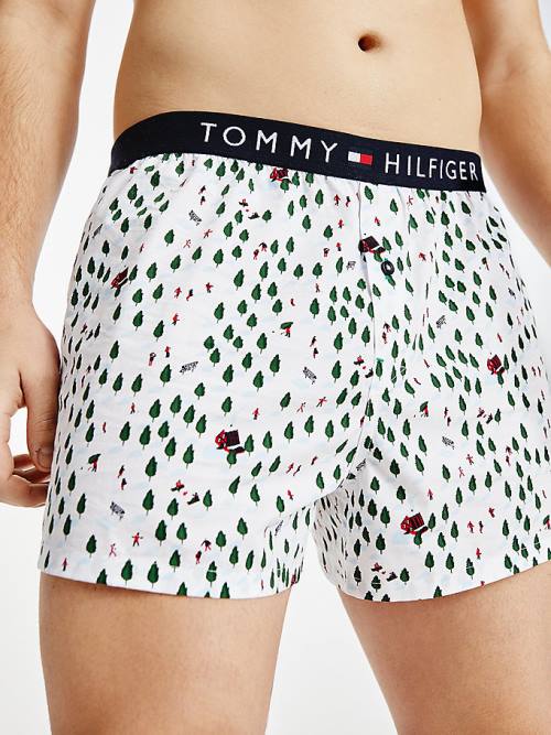 Tommy Hilfiger Pamuklu Trunks And Socks Gift Set İç Giyim Erkek Kahverengi | TH648UVD