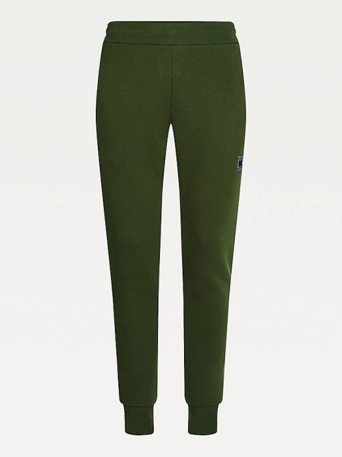 Tommy Hilfiger Peached Fleece Joggers Pantolon Erkek Yeşil | TH128HWR