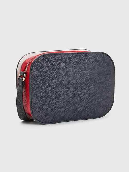 Tommy Hilfiger Pebble Grain Signature Camera Çanta Kadın Mavi | TH372UGP