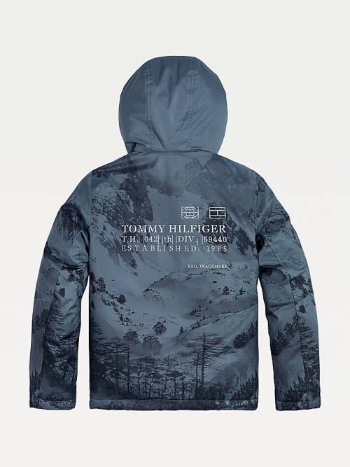 Tommy Hilfiger Photo Print Ceket Erkek Çocuk Yeşil | TH349RSJ