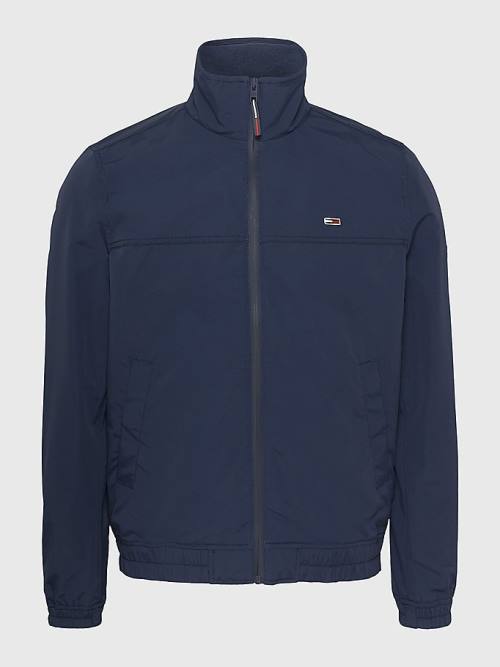 Tommy Hilfiger Plus Classics Bomber Ceket Erkek Mavi | TH306FBR