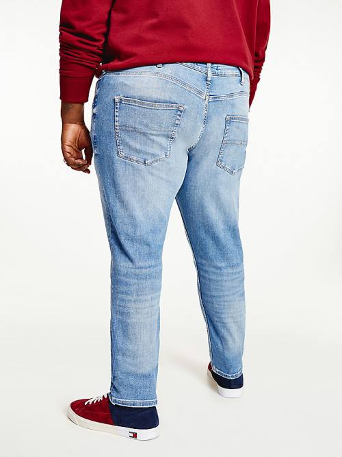 Tommy Hilfiger Plus Scanton Slim Faded Jean Pantolon Erkek Denim | TH327IXN