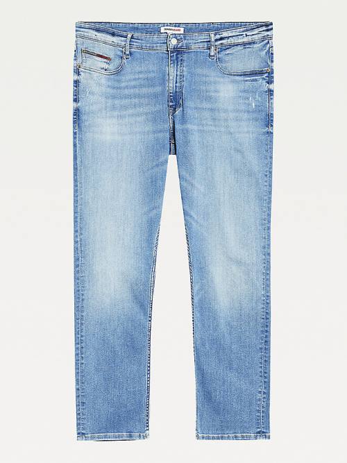 Tommy Hilfiger Plus Scanton Slim Faded Jean Pantolon Erkek Denim | TH327IXN