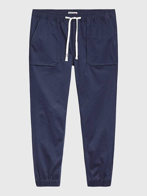 Tommy Hilfiger Plus Scanton Slim Fit Joggers Pantolon Erkek Mavi | TH468HCZ