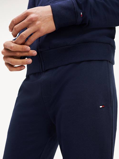 Tommy Hilfiger Pure Pamuklu Joggers Pijama Erkek Mavi | TH713CNT