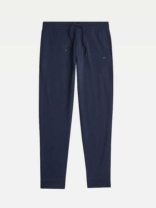 Tommy Hilfiger Pure Pamuklu Joggers Pijama Erkek Mavi | TH713CNT