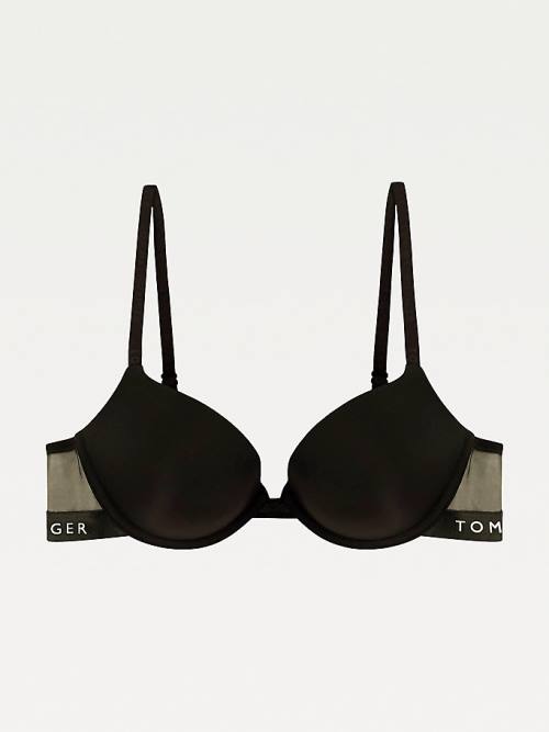 Tommy Hilfiger Push-Up Regular Fit Bra İç Giyim Kadın Siyah | TH956GVJ