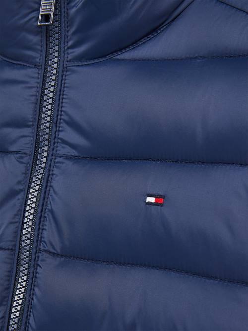 Tommy Hilfiger Recycled Faux Down Vest Ceket Erkek Çocuk Mavi | TH659AUT