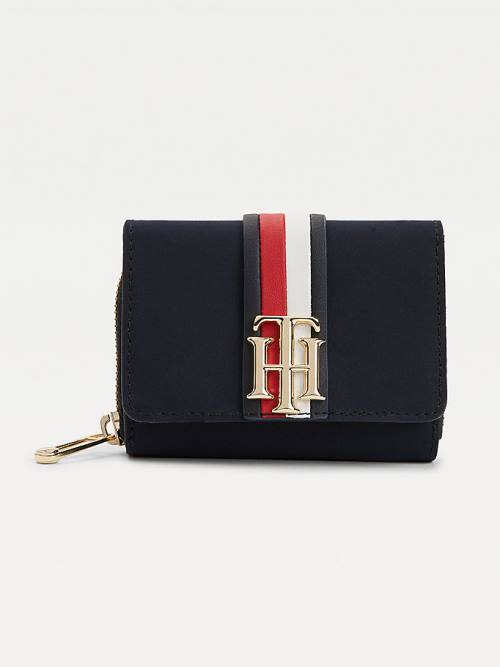 Tommy Hilfiger Recycled Monogram Cüzdan Kadın Mavi | TH129RHN