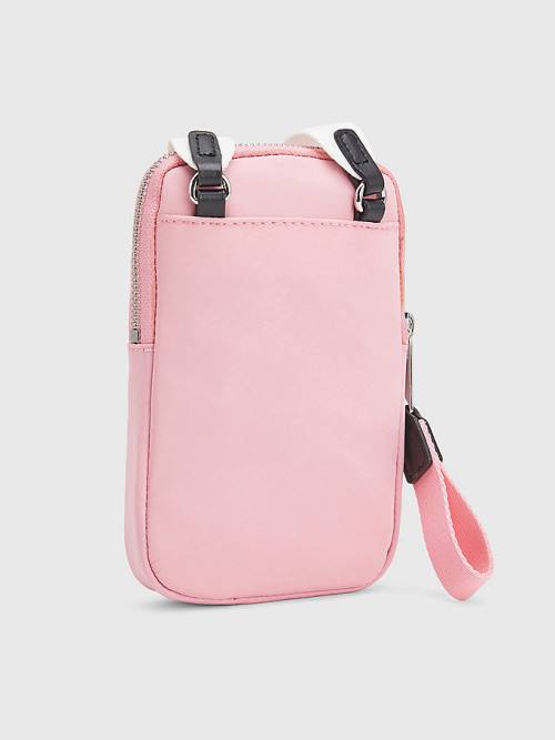 Tommy Hilfiger Recycled Phone Pouch Cüzdan Kadın Pembe | TH390WXC