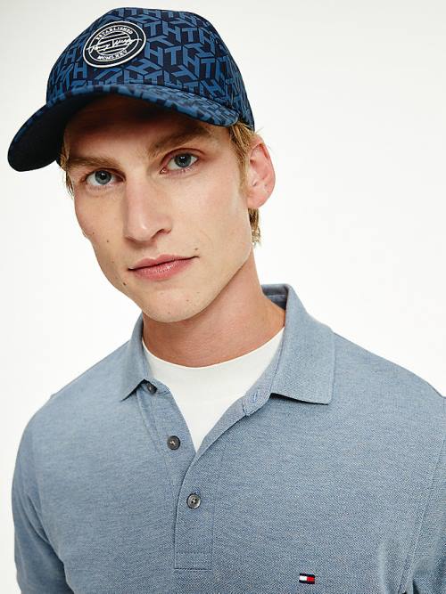 Tommy Hilfiger Recycled Signature Logo Cap Şapka Erkek Mavi | TH794NEI