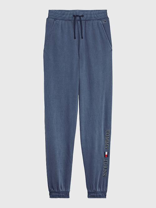 Tommy Hilfiger Relaxed Fit Logo Joggers Pantolon Kadın Mavi | TH028GEJ