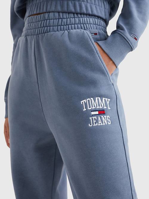 Tommy Hilfiger Relaxed Fit Logo Joggers Pantolon Kadın Mor | TH973LJT