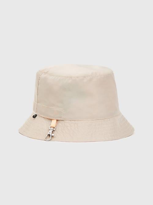 Tommy Hilfiger Reversible Travel Bucket Şapka Kadın Beyaz | TH632XRA