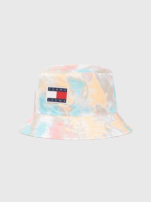 Tommy Hilfiger Reversible Travel Bucket Şapka Kadın Beyaz | TH632XRA